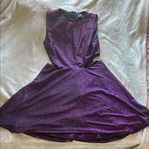 Aakaa Sparkling Purple Dress